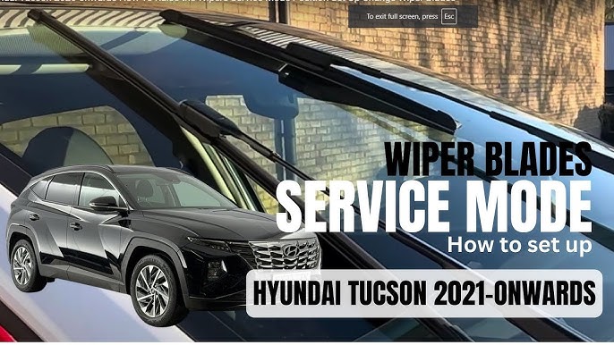 Hyundai Tucson Wiper Service Mode: Correct Lever and Timing